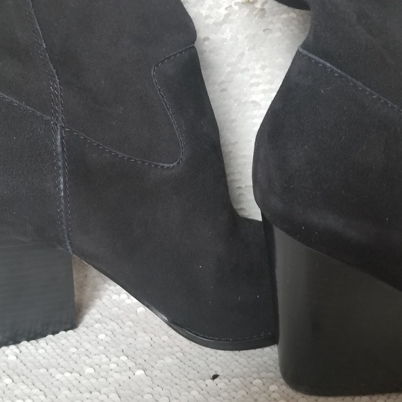 Cole Haan Black Suede Boots - Picture 8 of 8